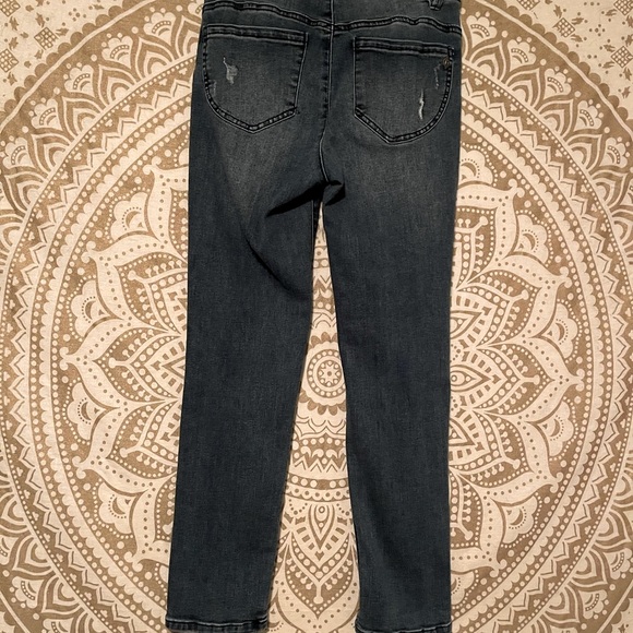 DEMOCRACY BRAND “AB” TECHNOLOGY BUTTON & ZIP-UP JEANS (LIKE NEW) LADIES SIZE 2 - Picture 2 of 7